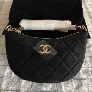 Chanel Makeup Black Quilted Women's Bag